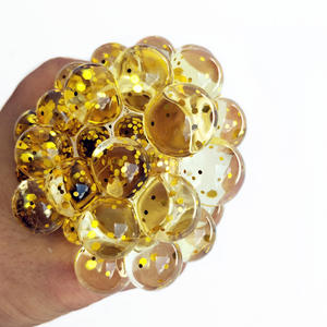 Venta caliente Unisex 6cm TPR Magic Squeeze Bola de uva Juguete Suave Alivio del estrés No tóxico CE Certificado Regalos promocionales - Product Image 1