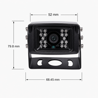 Caméra de recul professionnelle OEM ODM 1080P avec options d'objectif 3,6 mm et 6 mm, vision nocturne couleur 650 Starlight, étanche, support de montage