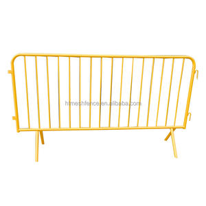 Barrera de control de multitudes de acero galvanizado para eventos Conciertos Reuniones públicas y sitios de construcción Modelado 3D incluido - Product Image 2