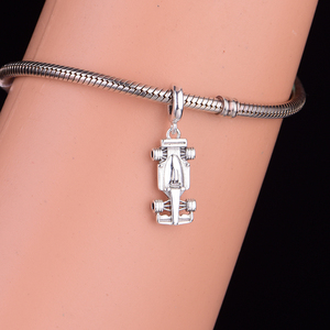 Phù Hợp Ban Đầu Pan Charms Vòng Đeo Tay 925 Sterling Bạc F1 Đua Xe Lốp Theo Dõi Side Mạch Hạt Đối với Trang Sức Làm - Product Image 3