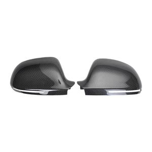 Coques de rétroviseurs latéraux en fibre de carbone véritable A4 B8 pour Audi, à coller sur les rétroviseurs, 2009-2011 - Product Image 1
