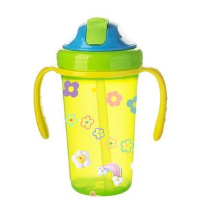 <span class=keywords><strong>Tasse</strong></span> d'entraînement pour bébé OEM sans BPA de 300ml avec poignée anti-déversement <span class=keywords><strong>Tasse</strong></span> en PP <span class=keywords><strong>Bec</strong></span> souple et flexible à double poignée Conception de <span class=keywords><strong>bec</strong></span> de canard Biberon étanche - Product Image 2