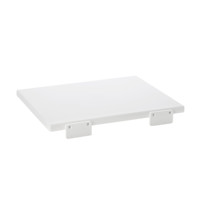 Planche à découper en polyéthylène haute densité blanche 40 × 30 × 2 h cm, professionnelle