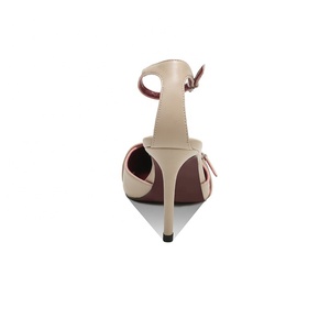 Moncheer Sexy Lace-up Pointed Toe Stiletto Heels with Ankle Strap <strong>Women's</strong> <strong>Dress</strong> Pumps Summer Sandals - Product Image 6
