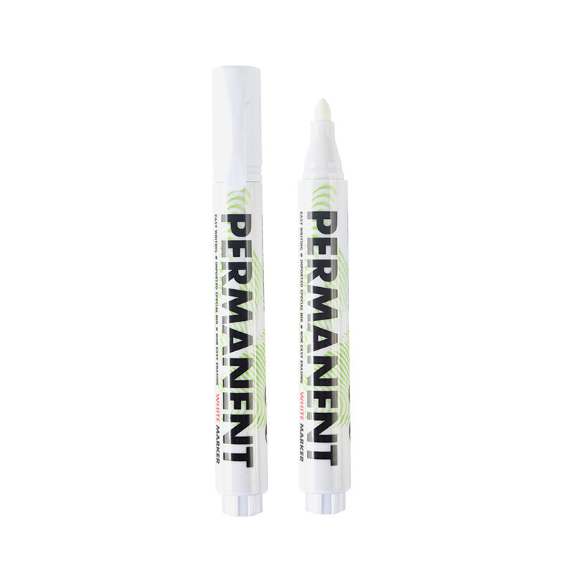 White Marker Permanent Marker Pen For Plastic White Color
