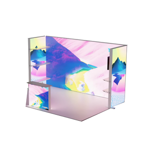 Mesa de Exhibición Plegable de Aluminio Portátil de 10x10 pies (300x300 cm) con Iluminación LED de Alta Intensidad, Impermeable, Fácil de Instalar sin <span class=keywords><strong>Herramientas</strong></span> - Product Image 3