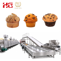 Ligne de production de pâte à cupcakes et à pain entièrement automatique, mélangeur de chocolat multifonctionnel, ligne de production de gâteaux vapeur