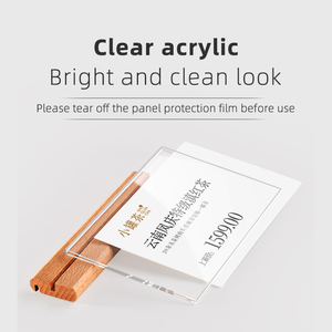 Acrylic Gỗ Cơ Sở Hình Ảnh Menu Giá <span class=keywords><strong>T</strong></span> L Hình Dạng Hiển Thị Kệ Đứng Quảng Cáo Khác Thiế<span class=keywords><strong>t</strong></span> Bị Cho Thị Trường Cửa Hàng Cửa Hàng - Product Image 5