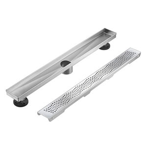 Drenaje de Piso Rectangular Moderno de Acero Inoxidable 304, Estilo Americano, Antiolor, Acabado Cepillado, Utilizado en Baños y Cocinas de Hoteles - Product Image 5