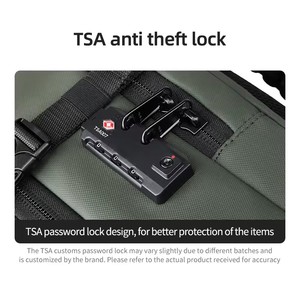 Premium Business <strong>Backpack</strong> with Vacuum Compression Built-in Air Pump Password Lock Travel <strong>Laptop</strong> <strong>Backpack</strong> for Professionals - Product Image 4