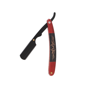 New Arrival Old-fashioned Manual <b>Razor</b> Wood Handle Folding Stainless Steel Single Blade Underarm Use Shaving <b>Razor</b> <b>for</b> <b>Men</b> - Product Image 1