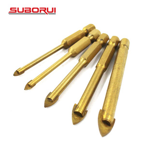Suborui Hex Shank duy nhất Carbide tip 6 mét gạch thủy tinh gốm khoan <span class=keywords><strong>bit</strong></span> brocas Para vidrio cho thủy tinh gốm sứ gạch - Product Image 2