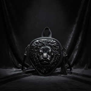 <span class=keywords><strong>Mini</strong></span> <span class=keywords><strong>mochila</strong></span> Monarch of Shadows con cabeza de león - Product Image 1