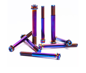 Visserie en alliage de titane à tête hexagonale interne M3/M5/M6/M8 (10-65mm) pour selles de vélo de route, personnalisable, directement de l'usine. - Product Image 5