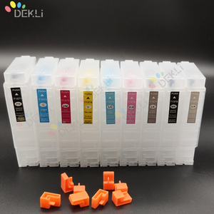 9 couleurs T1571 <span class=keywords><strong>Cartouche</strong></span> d'<span class=keywords><strong>encre</strong></span> Rechargeable pour <span class=keywords><strong>Epson</strong></span> <span class=keywords><strong>R3000</strong></span> Imprimante Recharge <span class=keywords><strong>cartouche</strong></span> d'<span class=keywords><strong>encre</strong></span> avec puce De Réinitialisation Automatique - Product Image 6