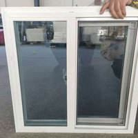 Ventanas Corredizas de Doble Acristalamiento UPVC Resistentes a Huracanes, Estilo Americano, Muy Populares en EE. UU., para Uso en Hoteles y Villas, con Certificación Energy Star