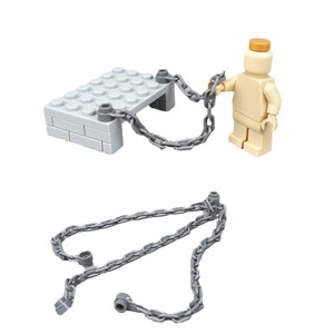 Bloques de Construcción 30104, Cadena Larga de Hierro, Modelo MOC, Figura de Escena con Piezas de Modelo, Juguete de Ensamblaje de Partículas Pequeñas - Product Image 1