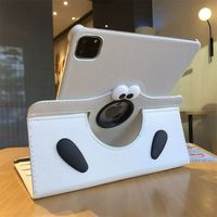 Étui de protection rotatif en cuir motif chiot mignon pour iPad 9 et 10,2 pouces, compatible avec la tablette Air7 2025/11e génération