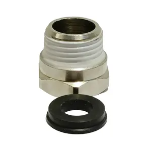 Top Sale 1/2 Inch Waterproof Glue Round Bushing With Rubber Mat On The Inner To Stop Water