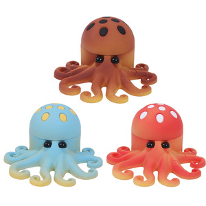 Nuevos diseños únicos, molinillo de hierbas de pulpo de animales marinos, 3 piezas, molinillo de tienda de humo, trituradora de tabaco, accesorios para fumar - Product Image 3