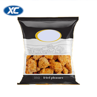 Offre Spéciale sous vide collation alimentaire frites poulet sac en plastique 3 côté scellé sac aliments surgelés emballage en plastique