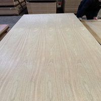 Placage de chêne américain coupé en couronne sur panneau MDF, placage de bois naturel pour meubles, armoires et décoration intérieure