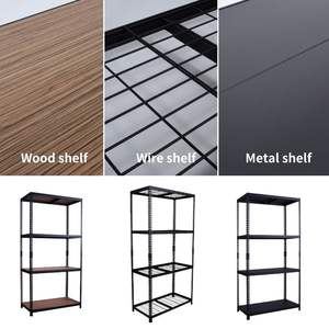 Support durable de stockage en métal de Boltless rayonnant 1200*450*1800mm empilant des supports et des étagères - Product Image 2