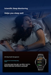 <span class=keywords><strong>Reloj</strong></span> Inteligente con Pantalla AMOLED, Resistente al Agua 3ATM, Cámara HD de Silicona, Pantalla Táctil, Carga Magnética, Monitor de Frecuencia Cardíaca, Monitor de Sueño - Product Image 5