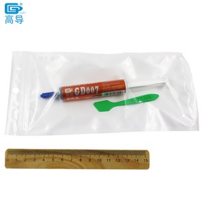 2 Pieces Net Weight 15 Grams Gray <strong>GD007</strong> 6.8W/M-K Thermal Conductive Grease Heat Sink Compounds Paste Silicone Bag Packaging - Product Image 5