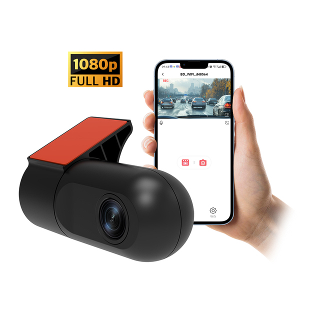 360° Rotating USB 120° Lens Type-C Plug & Play Wi-Fi DVR Dashcam Support 128GB TF Card Smartphone App Control