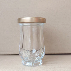 Vide 50ml Verre Blanc Champignon Soupe Bouteilles Nid D'oiseau Bouteille Avec Couvercle Hermétique En Métal - Product Image 2