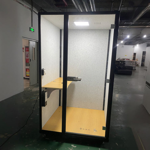 2025 nueva cabina de teléfono de oficina a prueba de sonido móvil Cápsula de grabación Vocal de oficina acústica para espacio de coworking de oficina abierta - Product Image 1