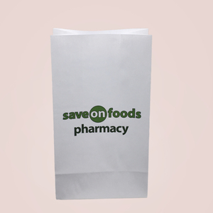 Bolsas de Papel Kraft Ecológicas para Farmacias, con Diseño de Logotipo Personalizado, para Empaque de Medicamentos - Product Image 1
