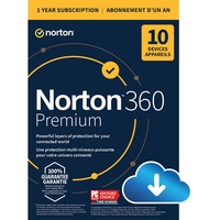 诺顿360高级版 1年10台 诺顿360高级版 10台设备 欧元版