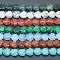 20mm coeur cristal Agate synthétique Turquoise Nature pierres perles en vrac bracelet à bricoler soi-même collier boucles d'oreilles accessoires fabrication de bijoux