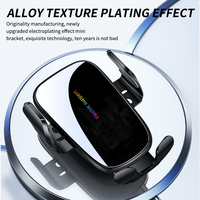 Support de téléphone portable pour tableau de bord de voiture, nouveau design, support de ventilation, support à ventouse, charge sans fil, support en matériau PC+ABS