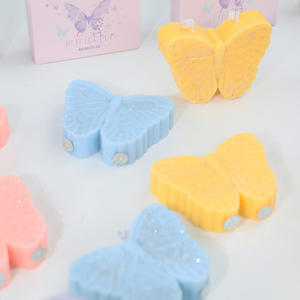 เทียนหอมรูปผีเสื้อ ดีไซน์ใหม่ สำหรับเทศกาล วันหยุด ตกแต่งเทศกาลดีวาลี กลิ่นหอมปรับแต่งได้ ของขวัญสำหรับเด็ก ขายส่ง - Product Image 3