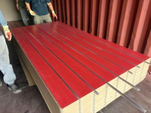 15 18mm Epaisseur 4 8 ft Face en mélamine 7 5 fentes Mdf Board Store Décoration murale Slatwall Display Mdf - Product Image 4