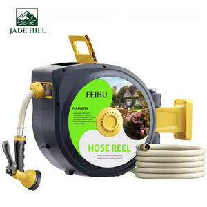 Oferta Especial: Carrete de Manguera Retráctil de 30 Metros para Jardín con Soporte de Pared, Manguera de Goma de 2 Metros, Anti-UV y Anti-Abrasión - Product Image 1