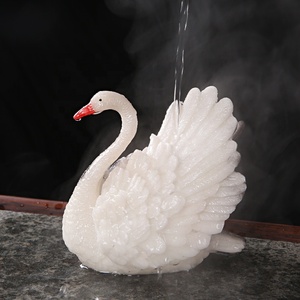 Figurine de <span class=keywords><strong>poisson</strong></span> <span class=keywords><strong>rouge</strong></span> en résine changeant de couleur, artisanat chinois, accessoires pour théière, ornements de maison Feng Shui - Product Image 6