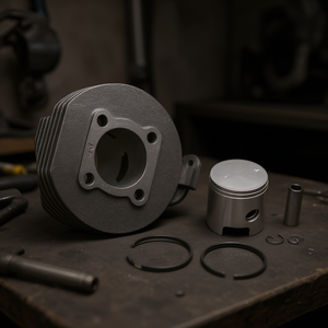 Nouveau kit moteur monocylindre 75cc 2 temps refroidi par air en fonte pour assemblage de moteur de moto - Product Image 3