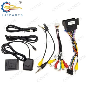 Radio con pantalla táctil para coche, estéreo automático, marco de consola de navegación de 10,0 pulgadas con RDS GPS, arnés de cableado completo para <span class=keywords><strong>2019</strong></span> VWs Tiguans - Product Image 2