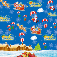 Papier d'emballage de Noël de luxe en gros, papier cadeau, fabricant de papier d'emballage personnalisé 51*75cm, papier d'emballage neige pour cadeaux