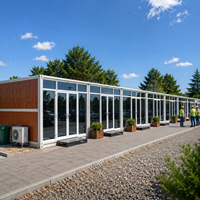 Mini-maisons modulaires ignifuges à assemblage rapide pour campements d'urgence, unités familiales, conteneurs et maisons – Fourniture en gros