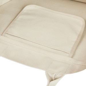 Borsa della spesa in tela di cotone con logo personalizzato blu Navy viaggiatore stile di vita Casual donna - Product Image 5