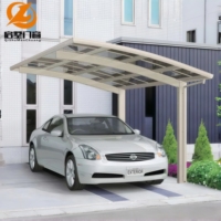 Abri de voiture économique en alliage d'aluminium, haute résistance, imperméable, pour la distribution mondiale
