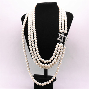 Jewelry <strong>Necklace</strong> Wholesale Greek Letter SGR Sorority Pearl Sigma Gamma Rho <strong>Statement</strong> <strong>Necklace</strong> for Women - Product Image 3