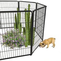 Panneaux de clôture extérieurs modernes en fer forgé galvanisé robuste, écologiques, anti-escalade, barrière pour animaux, protection des plantes