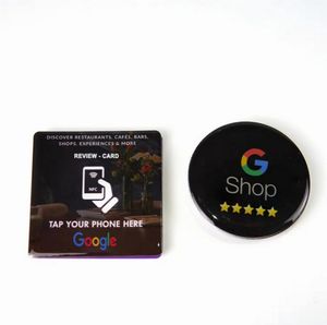 Revisión de Google personalizada NFC con etiqueta de epoxi de código QR/placa de comentarios para Ins/<span class=keywords><strong>Facebook</strong></span>/Yelp - Product Image 3