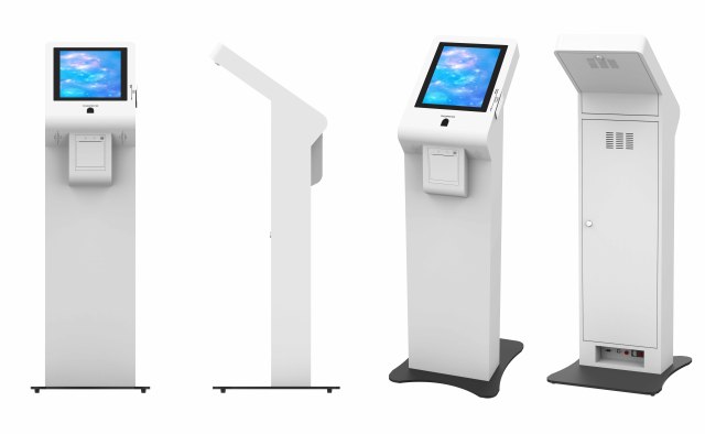 Queuing Machine Queue Machine System Self Service Kiosk Standing Kiosk
